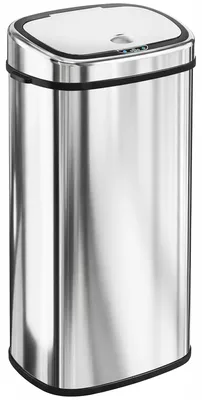 Produktbild von Sensor Mülleimer 68L Automatik Mülleimer mit Bewegungssensor, Wasserdichter Abfalleimer für Büro, Schlafzimmer, Küchen Edelstahl Silber