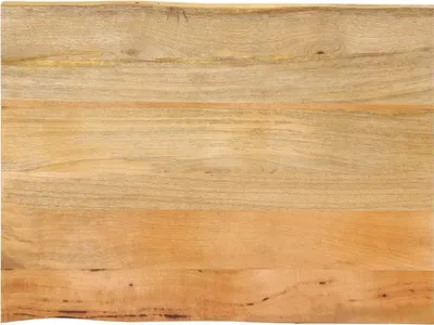 Produktbild von Tischplatte mit Baumkante 80x60x2,5 cm Massivholz Mango