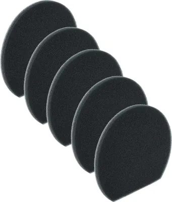 Produktbild von vhbw 5x Staubsaugerfilter kompatibel mit Bosch BGS05A221, BGS05A320, BGS05A222, BGS05AAA2, BGS05A322 Staubsauger - Schaumstofffilter Schwarz