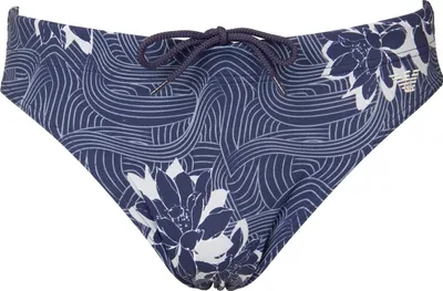 Produktbild von EMPORIO ARMANI Badeslip für Herren Schwimmbecken Spa mit innenliegendem Kordelzug Artikel 211721 3R409 Badeslip, EUR 50 / CN 180/90A, Poliammide 80%,Elasthan 20%