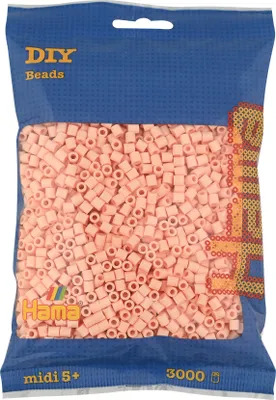 Produktbild von 3000 Hama Midi Bügelperlen - Helle Hautfarbe