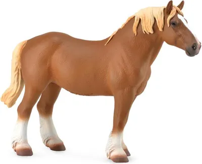 Immagine prodotto di Figurina di cavalla belga chestnut XL da collezione