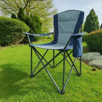 Produktbild von Campingstuhl YUKON Faltbar Camping Klappstuhl Stuhl Regiestuhl Faltstuhl