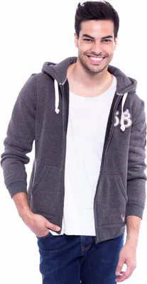 Produktbild von Hoodie Herren Brunftzeit grau S