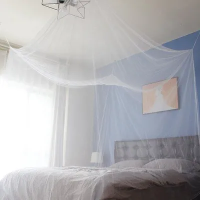 Produktbild von Famanu Mückennetz für Einzel- und Doppelbett - einfache Installation