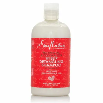 Produktbild von Shea Moisture Red Palm Oil & Cocoa Butter Hi-Slip Detangling Shampoo 399ml entwirrendes Haarwaschmittel