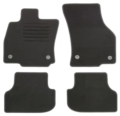 Fußmatten-Set für Seat Leon 5F SC/ST/X-Perience, 11/2012-, 4-teilig, Schwarz