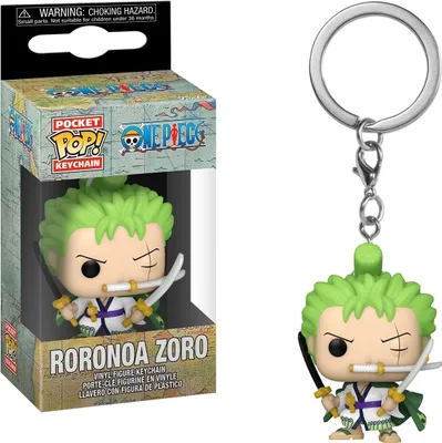 Produktbild von One Piece - Roronoa Zoro - Schlüsselanhänger Funko Pocket POP! Keychain