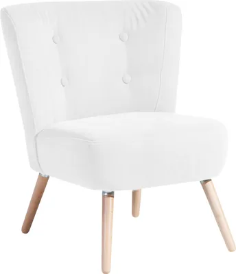 Produktbild von Max Winzer Sessel Neele - Velourstoff creme - Maße: 69 x 68 x 80 cm
