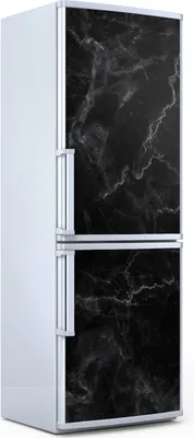 Produktbild von Magnete Dekorative - 70 cm x 190 cm - Küche - Magnetmatte Kühlschrankmagnete - Schwarz Marmor
