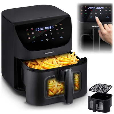 Zdjęcie produktu dla Berdsen BD-660, Frytkownica na gorące powietrze, 8 l, 80 °C, 200 °C, 60 min, Pojedyńczy