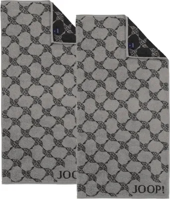 Produktbild von 2 Stück Joop! Handtuch Cornflower 1721-77 platin 50x100