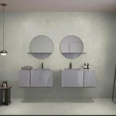 Imagen del producto de CASA39: Gres porcelánico con efecto cemento, 11x60 cm, colección Caesar Join
