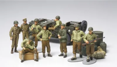 Image de Tamiya 1:48 WWII US Willys Jeep m.Fig.-Set (9)