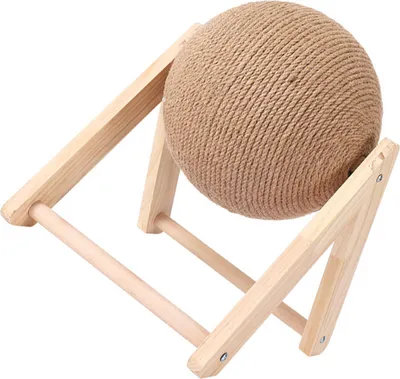 Obrázok produktu pre Qcwwy Cat Scratch M �lter Cat Scratching Ball Interactive Pet Toy Sisal Rope Scratcher -ball toy for small pet exercises and playing cat toys playing