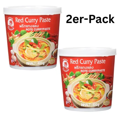 Produktbild von 2er-Pack COCK Rote Currypaste 400g
