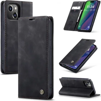 Produktbild von iPhone 16 Plus Hülle - CaseMe 013 Klapphülle - Schwarz
