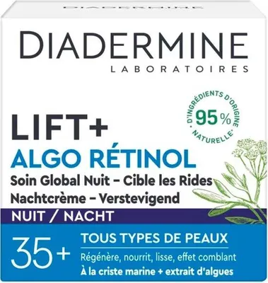 Produktbild von Diadermine Lift+ Algo Retinol 35+ Straffende Nachtcreme - 50 ml