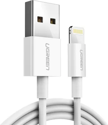 Produktbild von UGREEN USB-A to Lightning Cable 2m white MFi
