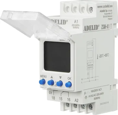 Produktbild von Astro Zeitschaltuhr Astronomische Digitale Timer für DIN Hutschiene 24V / 230V