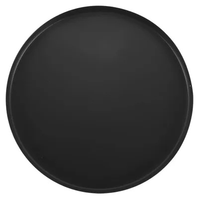 Productafbeelding van Decoratief Rond Dienblad van Metaal Zwart