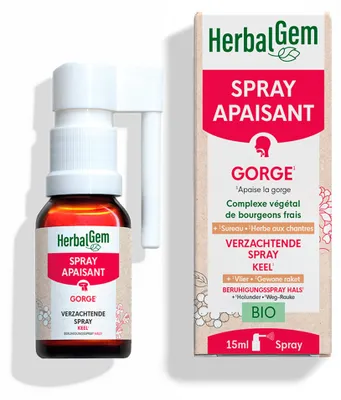 Image de Herbalgem - Spray apaisant gorge -- 15 ml