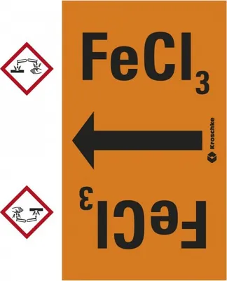 Produktbild von Dreifke® Rohrleitungsband FeCl3, praxisbewährt, ab Ø 50mm, orange/schwarz, 33...