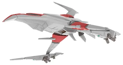 Immagine prodotto di Kit in plastica Dariusburst CS Core 1/144 Legend Silver Hawk 3F-1B Caccia spaziale 14 cm