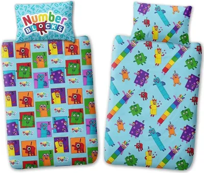 Obrázek produktu pro Numberblocks - ložní souprava "Meet The Number Blocks" AG1828 (junioři) (pestrobarevná)