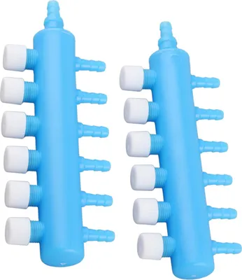 Obrázek produktu pro 2ks Fish Tank Air Splitter Air Pipe Distributor Akvárium Kyslíkové čerpadlo Adaptér Accessory6 Way