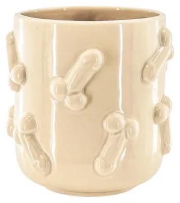 Obrázok produktu pre Housevitamínový kvetináč Dick béžový 17,5 cm