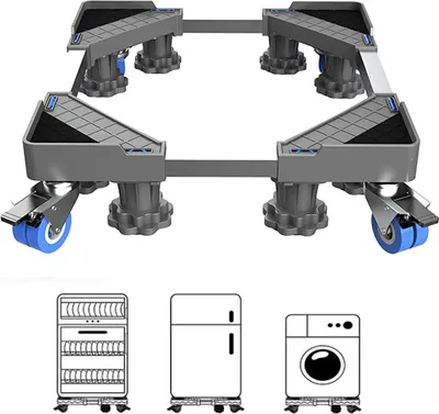 Produktbild von Waschmaschinenständer Höhenverstellbar 44–66 cm, Universal, Traglast 300 kg