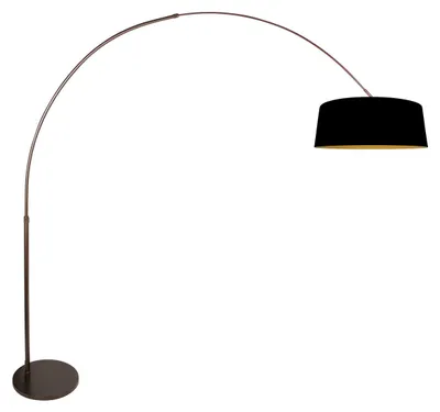 Immagine prodotto di Lampada da terra - marrone - Sparkled Light - metallo tessile - Ø 45cm - E27 - 4770CA - Steinhauer