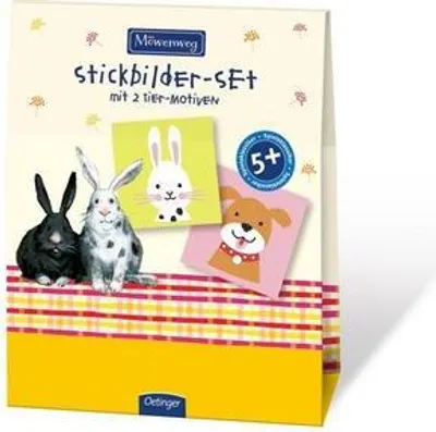 Produktbild von Möwenweg Stickbilder-Set: mit 2 Tier-Motiven