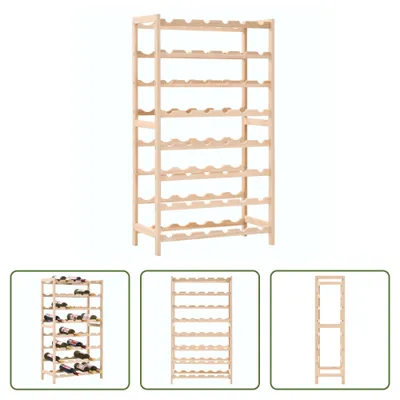 Produktbild von The Living Store Weinregal Zedernholz 57,5 x 28 x 102 cm