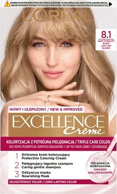 Zdjęcie produktu dla Farba Do Włosów Excellencfar.kol 8.1 J.pop.blond