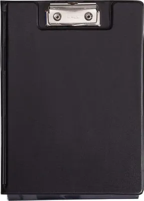Produktbild von MAUL Schreibmappe A5 Hochformat Karton Folie schwarz