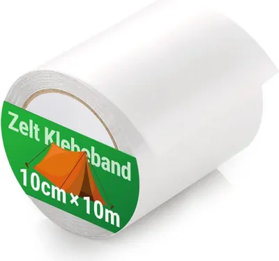 Produktbild von ecooe Planen Reparatur Set - 10M x 10CM Transparentes wasserdichtes Reparaturband