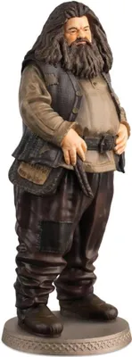 A full-body studio shot of a Rubeus Hagrid figurine.