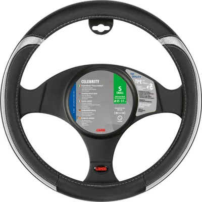 Obrázek produktu pro Výrazný potah volantu z metalických vložek Skeentex stříbrné barvy
