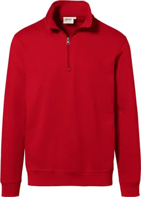 Produktbild von HAKRO Zip Sweatshirt Premium #451 Gr. M rot