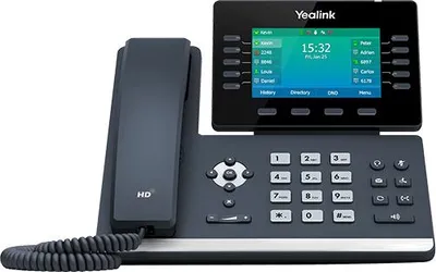 Immagine prodotto di Yealink SIP-T54W, Telefono IP, Nero, Cornetta a filo, Da scrivania/a parete, In-band, Out-of-band, Info SIP, 10 linee