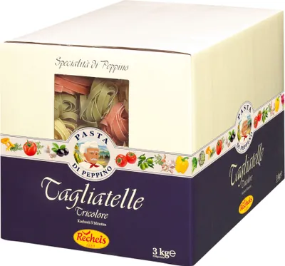 Produktbild von Recheis Peppino Tagliatelle tricolore 3000g