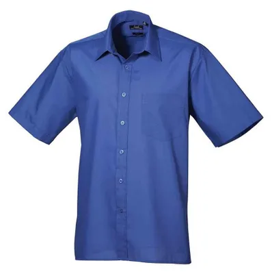 Image de Chemise Premier pour homme à manches courtes LT4512 (38,5 cm) (bleu roi)