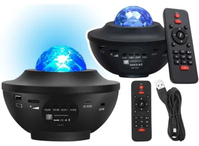 Immagine prodotto di Proiettore di stelle Led Luce notturna Altoparlante Bluetooth Telecomando