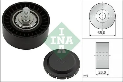 Produktbild von INA 532 1113 10 Umlenkrolle Keilrippenriemen für AUDI A6 Avant (4A5, C8) Q7 (4MB) A6 Limousine (4A2, C8) Q8 (4MN) A7 Sportback (4KA)