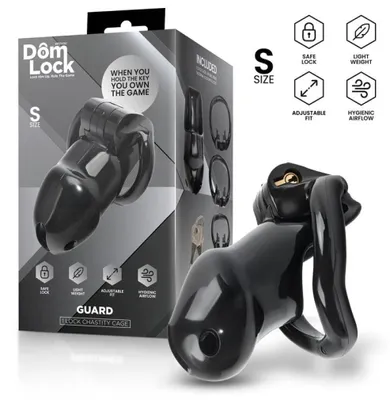 Image de DOMLOCK - Garde-pouce pour pénis avec serrure interne, taille S