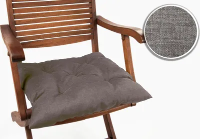 Produktbild von sunnypillow Bankauflage Stuhlkissen Bankkissen 45 x 45 cm Sitzkissen für Hollywoodschaukel Polsterauflage Auflage für Gartenbank viele Farben und Größen zur Auswahl Grau