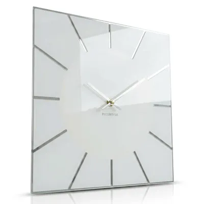 Obrázek produktu pro Velké nástěnné hodiny EXACT 30 cm bílé do obývacího pokoje
