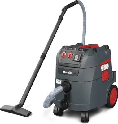 Obrázok produktu pre Starmix L-1635, 1600 W, Bubnový vysávač, Suché a mokré, 35 L, 69 dB, Čierna, Červená